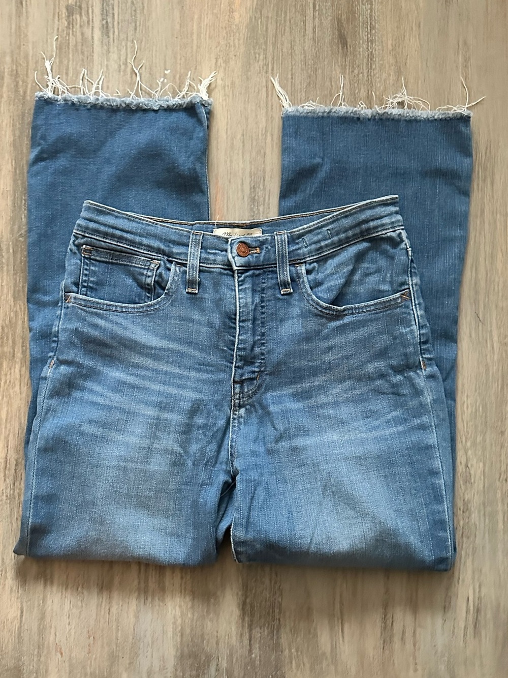 Madewell Cali Demi-Boot Jeans in Fleetwood Wash